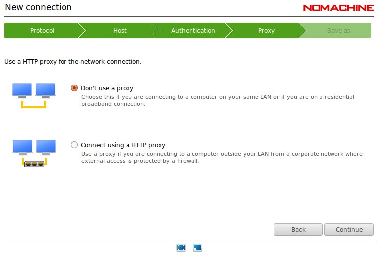 the nomachine service is not available on host ssh